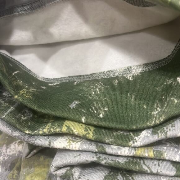 Alpine Hoodie Sweatshirt Mens XXL Sycamore Tree Moss Camo Green Grey - Picture 7 of 7